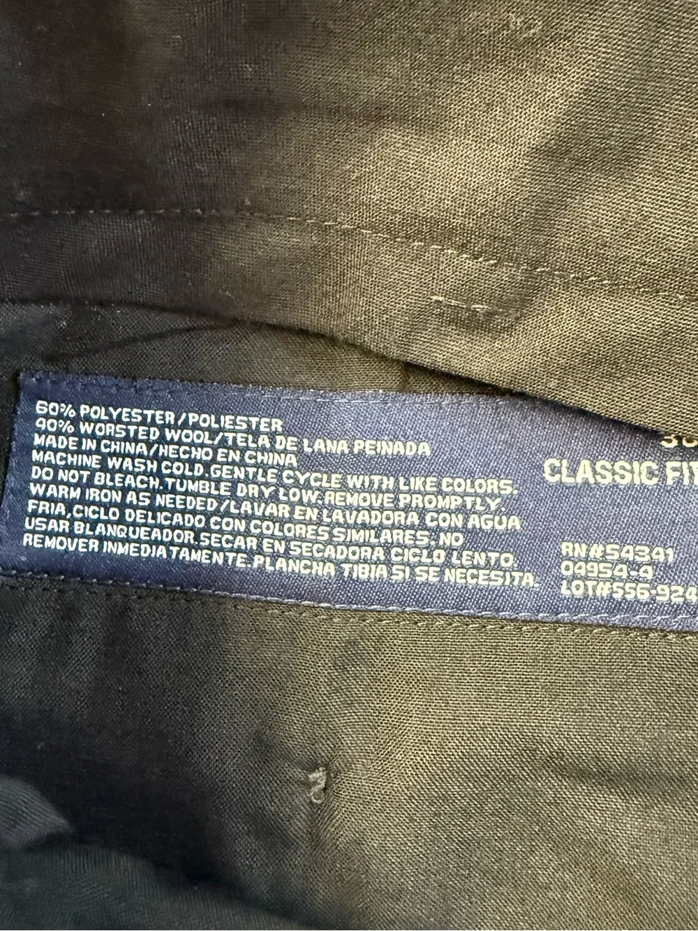STAFFORD PERFORMANCE Men’s Classic Dress Trousers NWOT